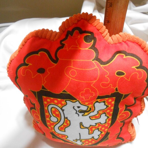 VINTAGE HARRY POTTER EXCELLENT PLUSH PILLOW WIZARDING WORLD GRYFFINDOR VELOUR - Picture 3 of 9